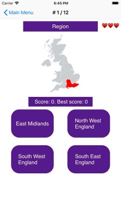 Regions of the United Kingdom Image