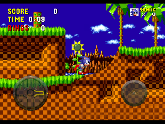 Sonic The Hedgehog Sega CD Enhanced/ Sonic 1 Sega CD Version - Android Port Image
