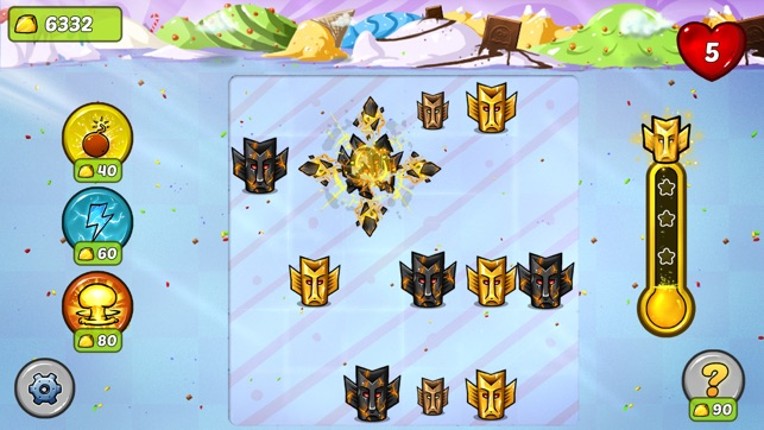 Tiny Totem Tap- Aztec, Mayan gold chain reaction puzzle game hd screenshot