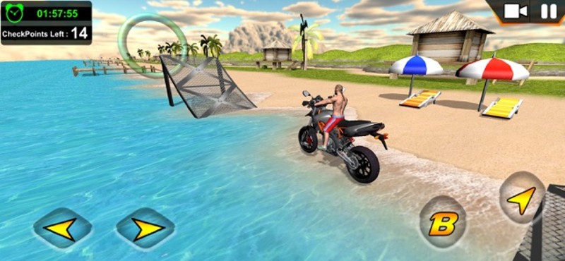Beach Moto Bike Stunts screenshot