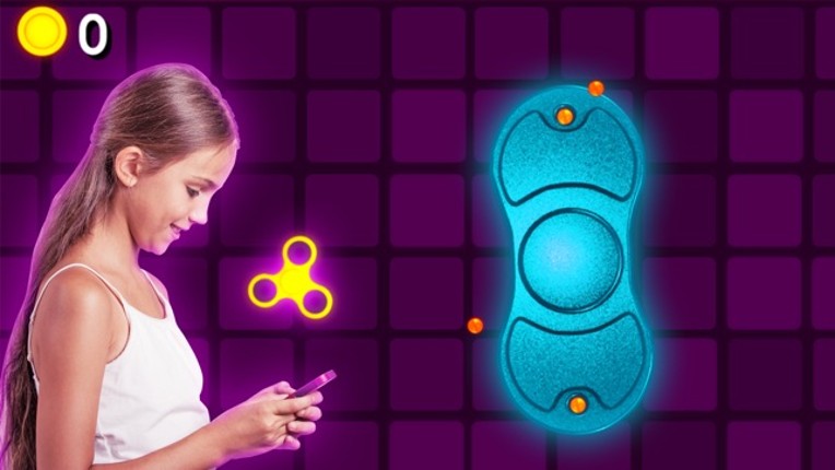 Fidget Spinner Wheel Arcade Game The Floor is Lava screenshot