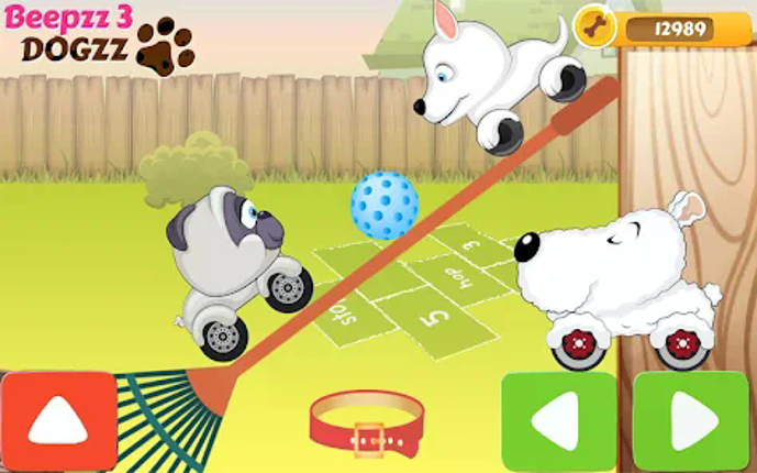 Kids Car racing games - Dogs screenshot