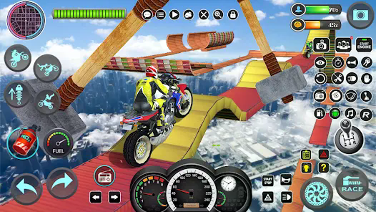 Mega Ramp Bike Stunts Games 3D Image