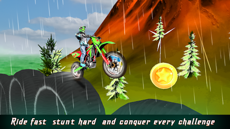 Adventure Bike Ramp Stunt TV Image