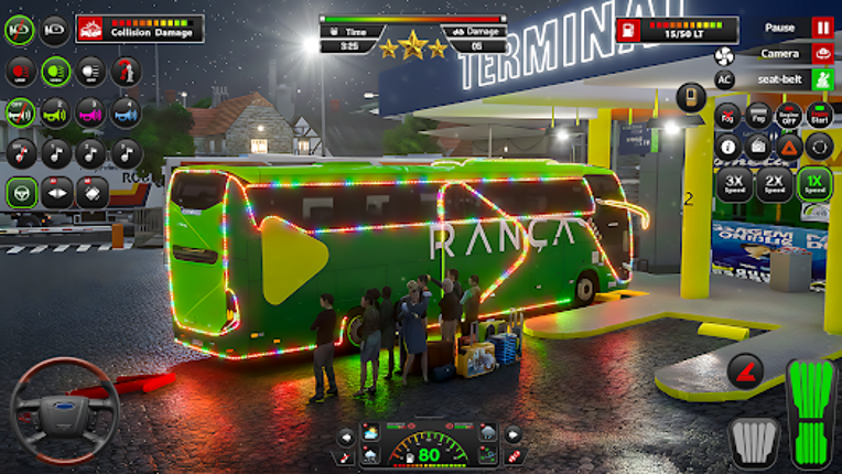 Open World Bus Driving Game 3d screenshot
