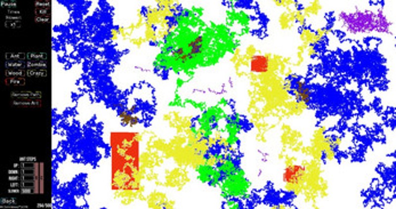 Ant Simulation screenshot