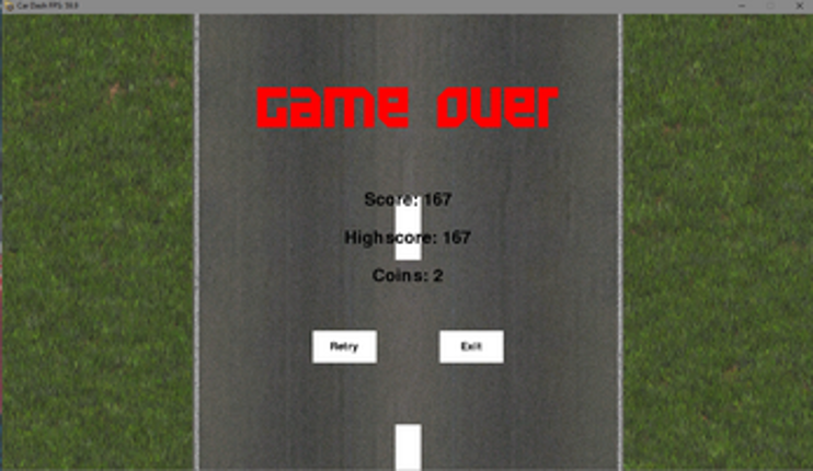 Car Dash - PyGame Creation Image