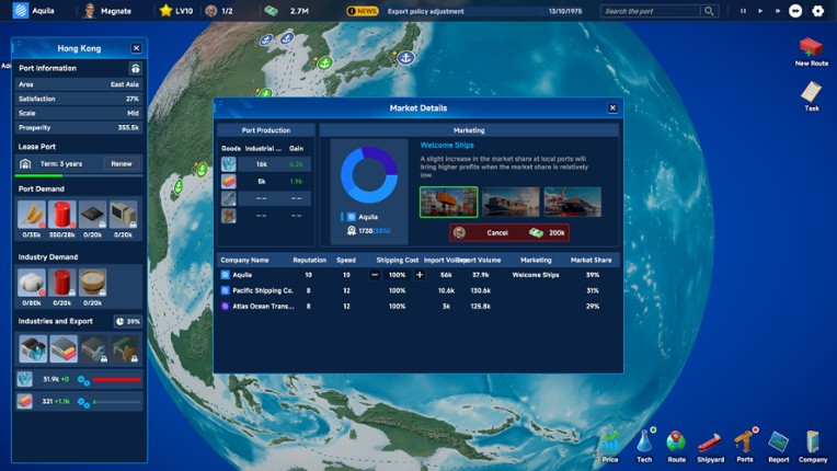 Global Magnates: Shipping Tycoon screenshot