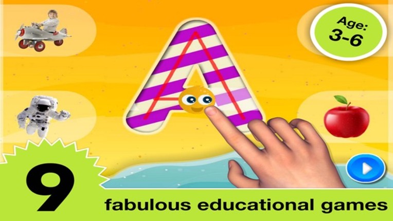 Letter Quiz, Alphabet &amp; ABC Tracing app for kids screenshot
