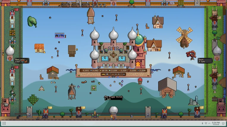 Little Bastion — A Tiny Kingdom That Defends Your Desktop screenshot