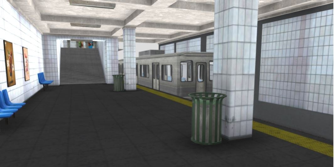 Games like Subway metro 3D Model design