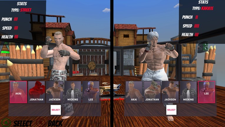 The Fighters screenshot