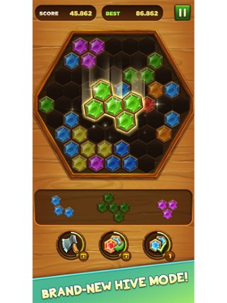 Wood block puzzle blast screenshot