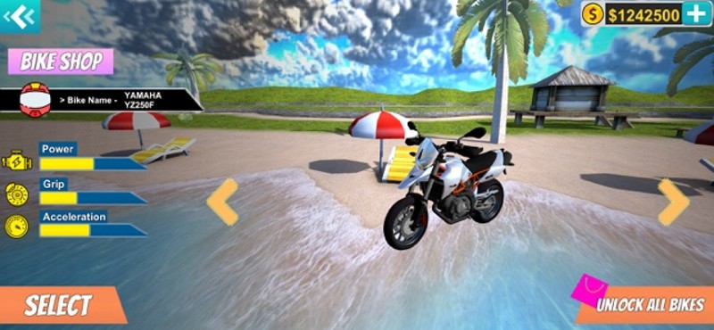 Beach Moto Bike Stunts screenshot