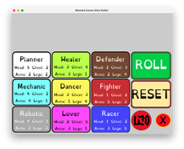 Blasted Zones Dice Roller App Image