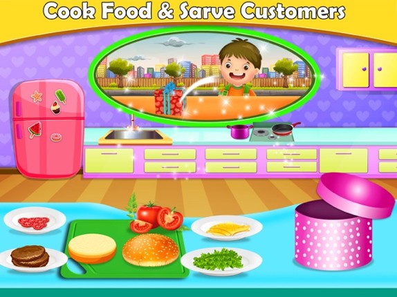 Food Truck Kitchen Chef Image