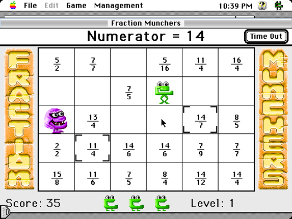 Fraction Munchers Image
