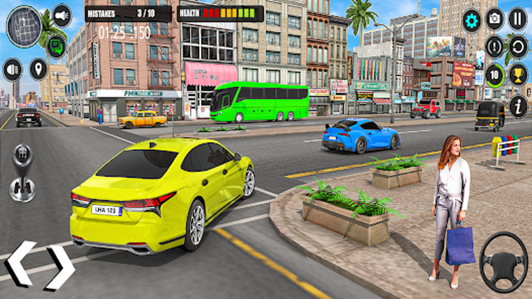 Manual Car Driving Car Game screenshot