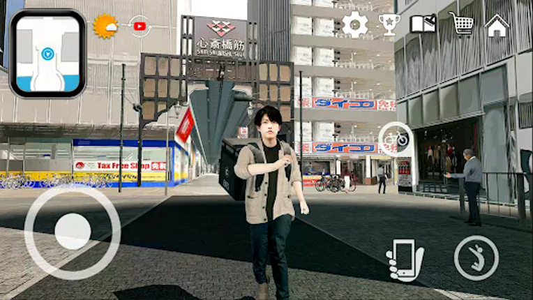 Delivery Food Sim- Japan Osaka screenshot