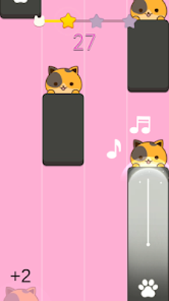 Piano Cat Tiles - Room Design screenshot