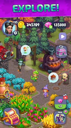 Halloween Farm: Monster Family screenshot
