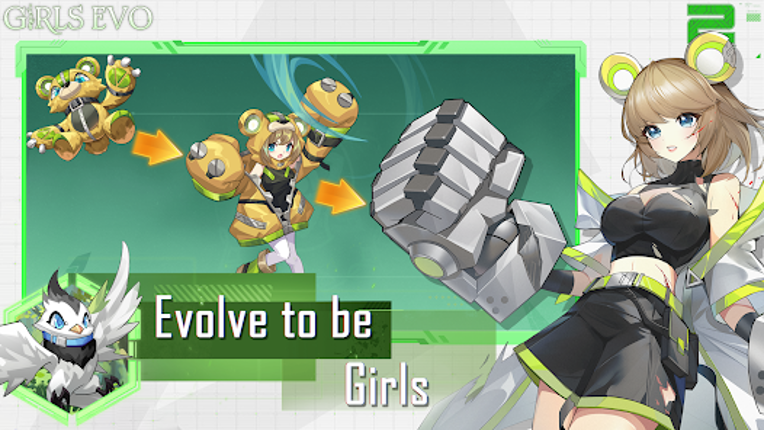 Girls Evo: Idle RPG screenshot