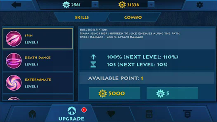 Shadow fighter: Fighting games screenshot