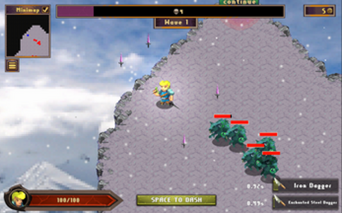 Scaling The Last Mountain - GameOff 2023 screenshot