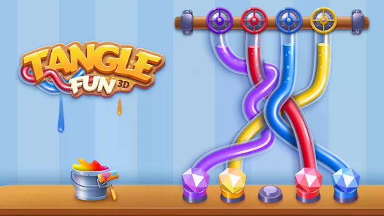 Tangle Fun 3D- Untie all knots screenshot