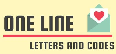 One Line: Letters and Codes Image