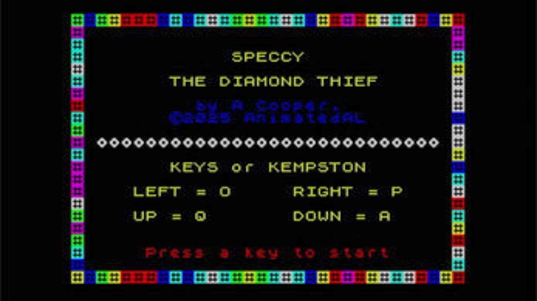 'SPECCY'  The Diamond Thief. Image