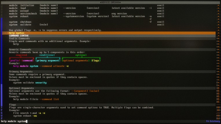 Terminal ESC screenshot