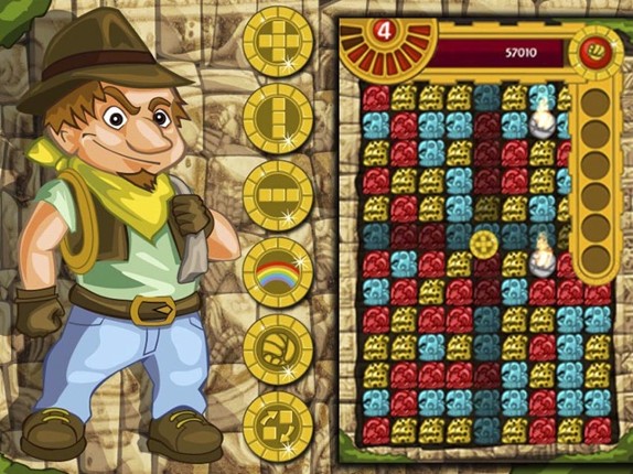 Antique Mayan Blocks - Collapse, Earn, Mash, Trap and Splash Jewel Pieces screenshot