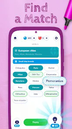 Word Connect－Logic Association Image