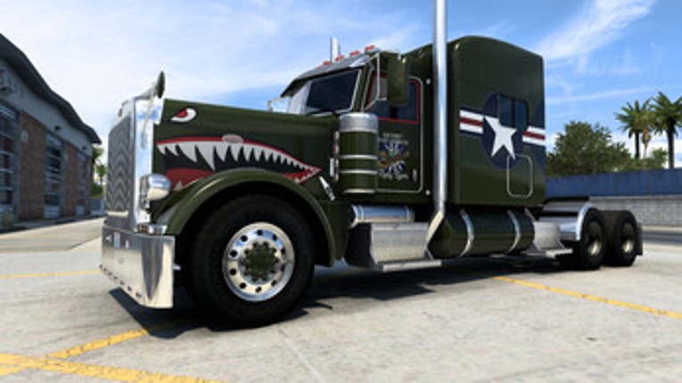 Air Squadron Flying Tigers Green paint scheme for American Truck Simulator screenshot