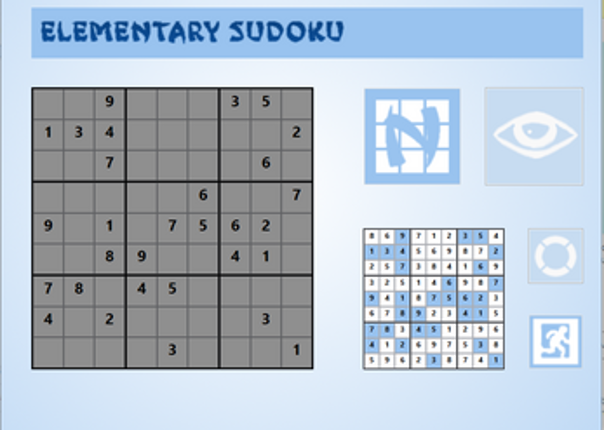 Elementary Sudoku Image