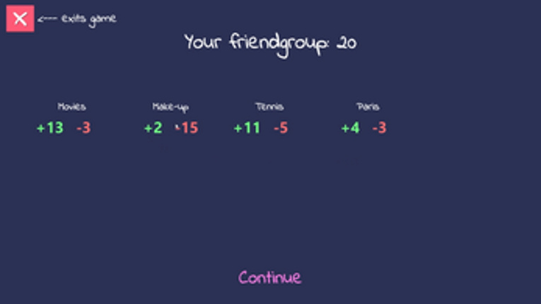 Friendle screenshot