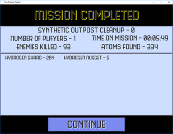 The Proton Orders screenshot