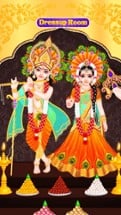 Lord Radha Krishna - Live Temple Image