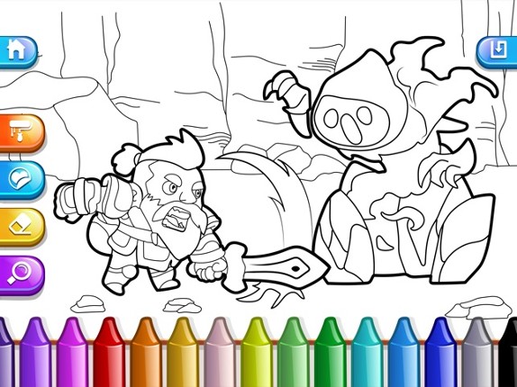My Coloring Book: Boys - Fun Drawing Game screenshot