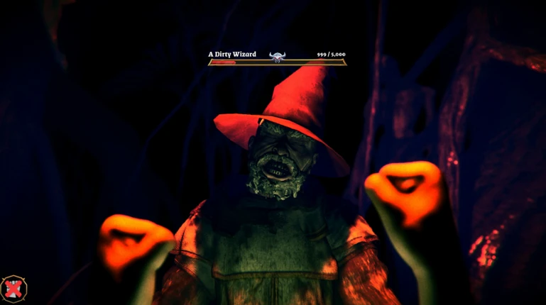 Punching a Dirty Wizard screenshot