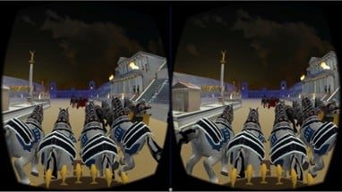 Rome Circus Maximus: Chariot Race. Cardboard VR Image