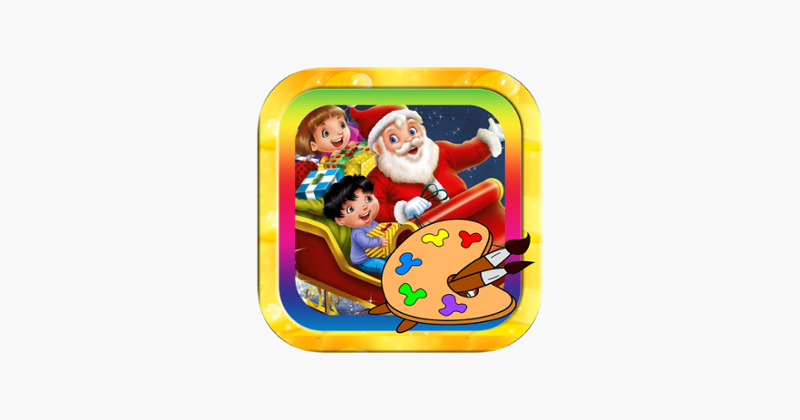Santa Claus Christmas coloring book! For kids Image