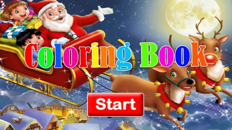 Santa Claus Christmas coloring book! For kids screenshot