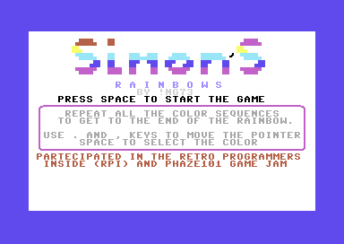 Games like Simon's rainbows
