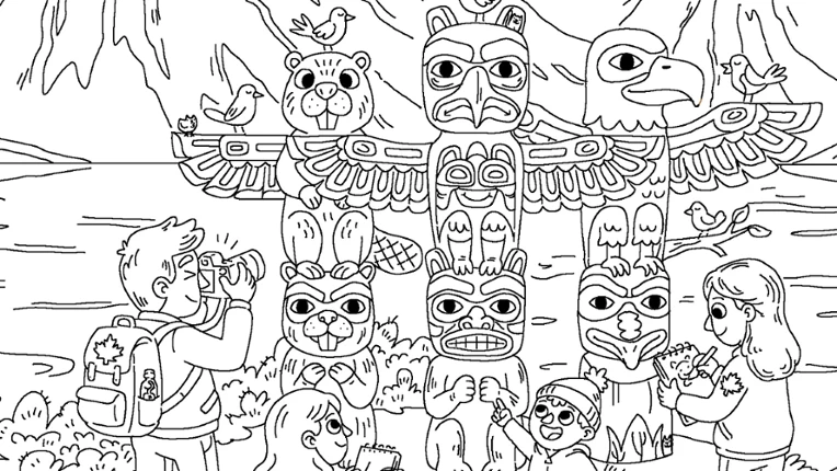 100 Cats Lost in Canada 2 Find & Color screenshot
