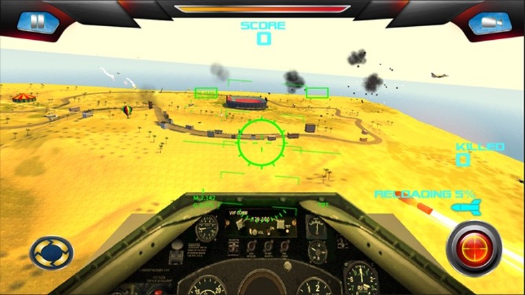 Air Strike Beach War Zone Flight Unlimited screenshot
