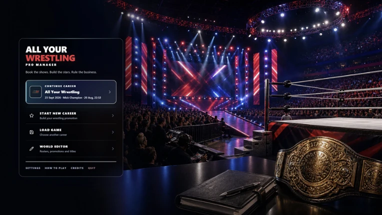 All Your Wrestling Pro Manager Image