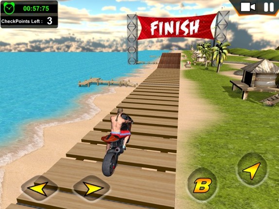 Beach Moto Bike Stunts screenshot
