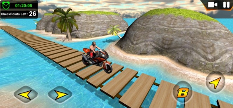Beach Moto Bike Stunts Image